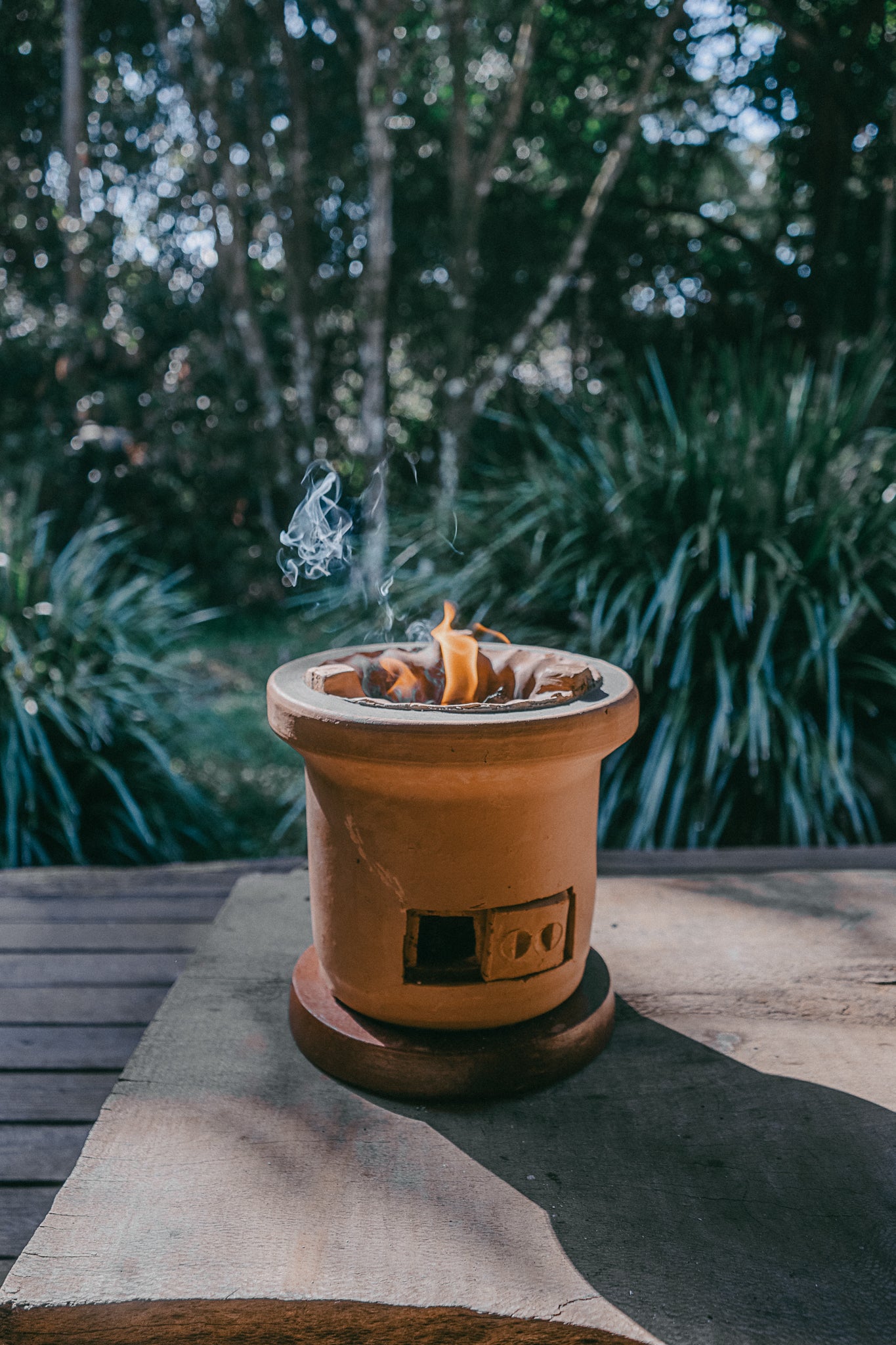 Clay Charcoal Stove