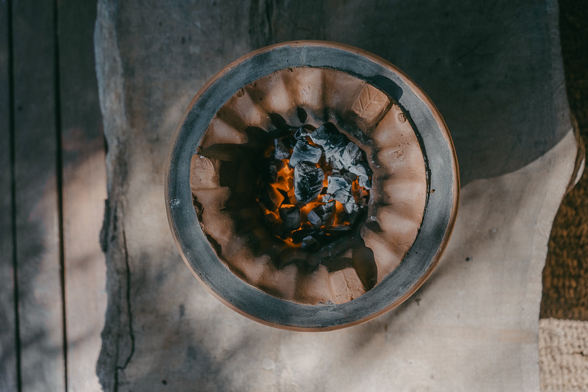 Clay Charcoal Stove