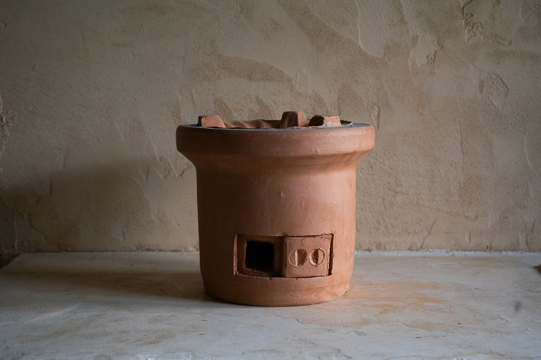 Clay Charcoal Stove