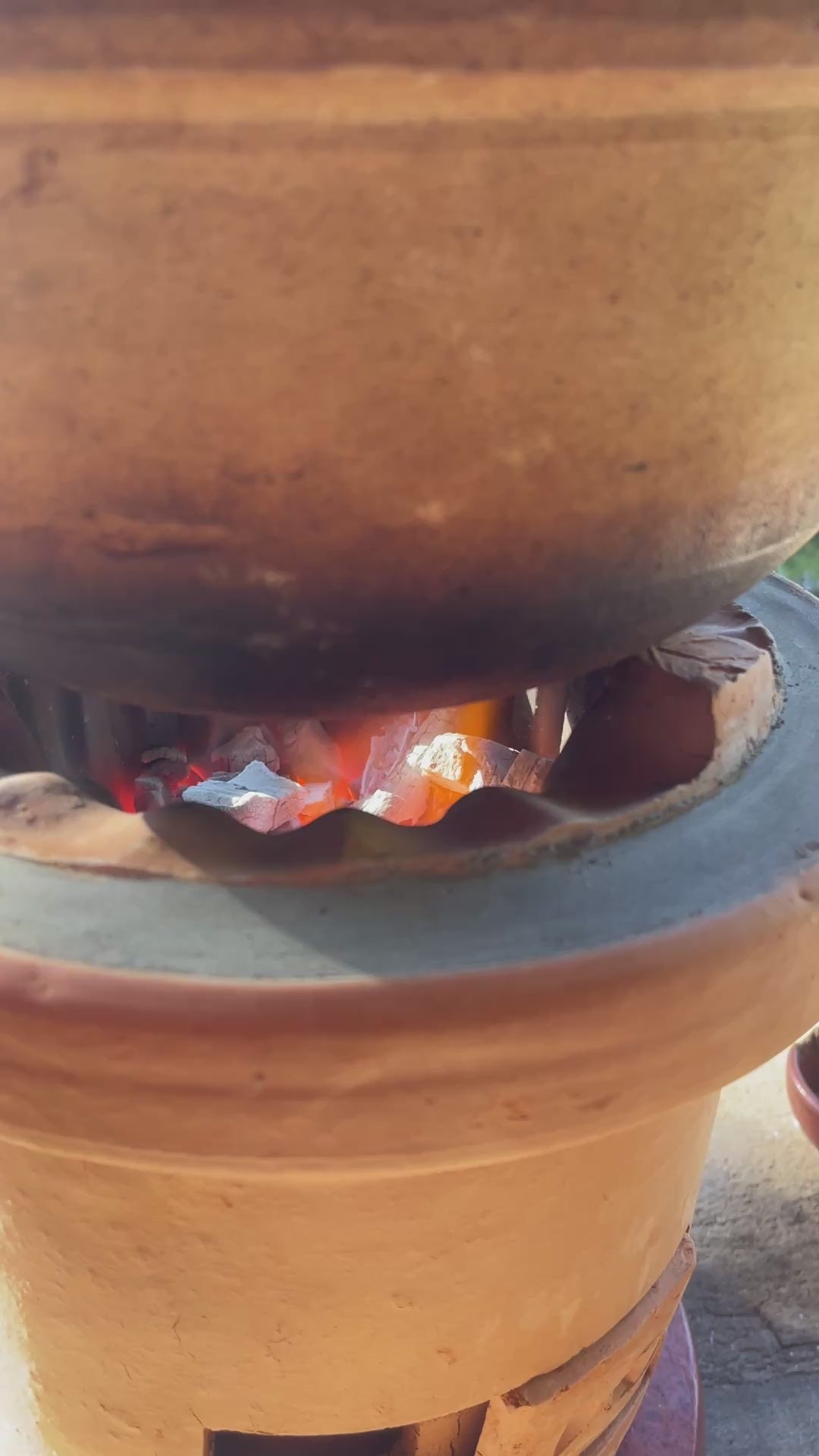 Clay Charcoal Stove