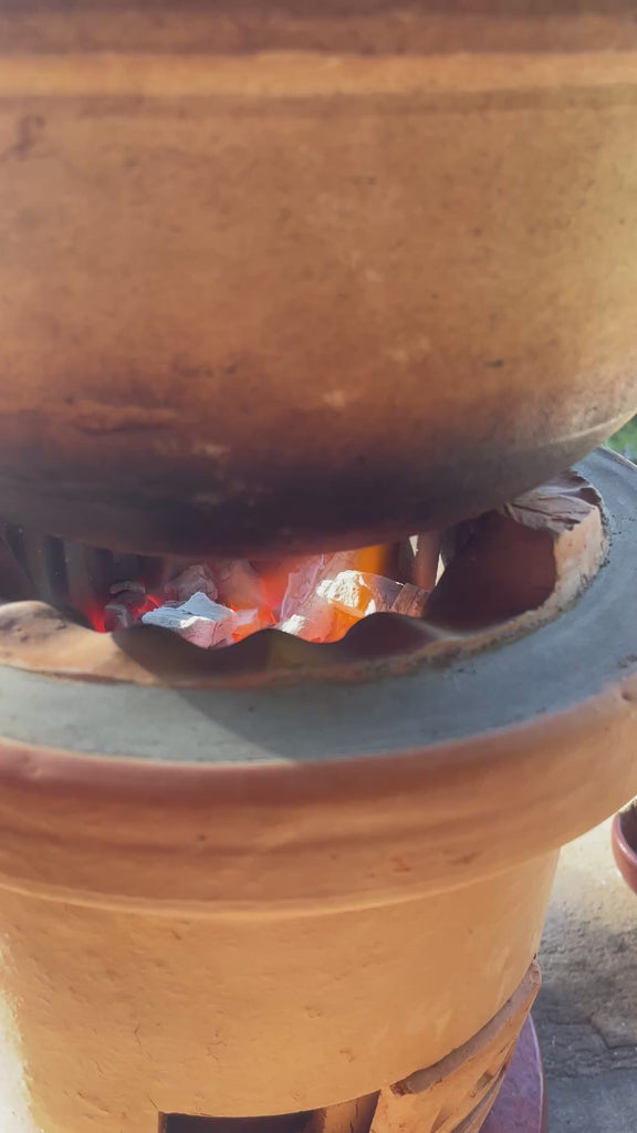 Clay Charcoal Stove