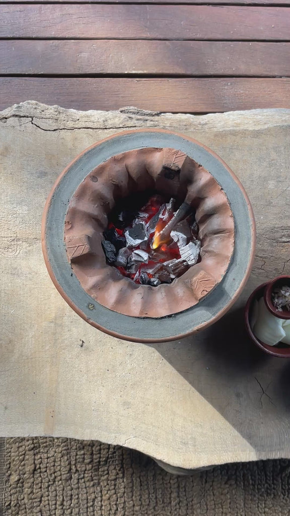 Clay Charcoal Stove